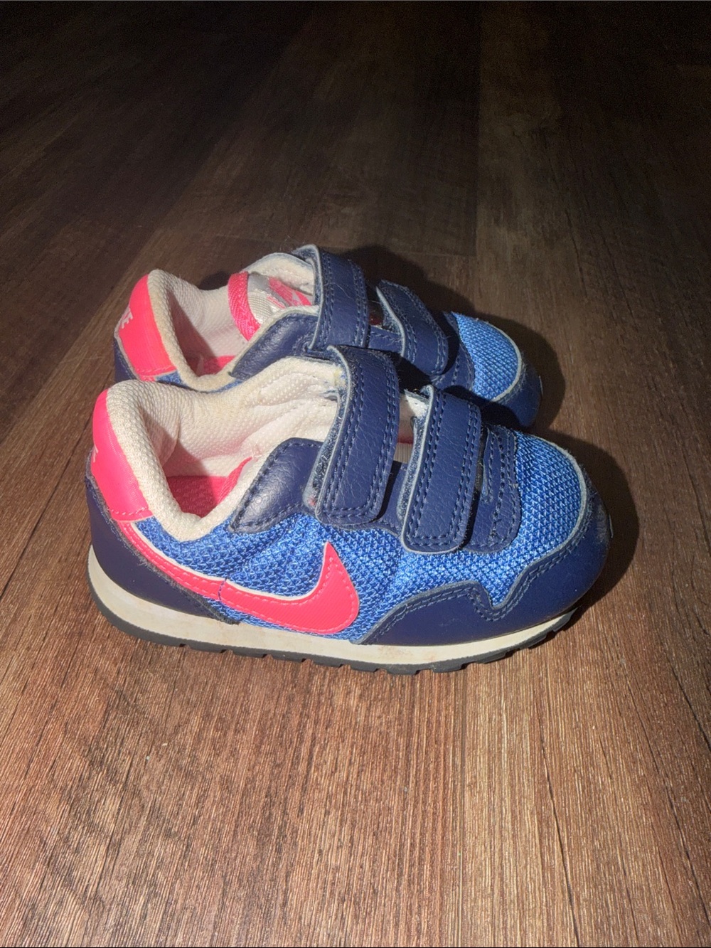 Nike Metro Plus TD Kids Shoes Blue/Pink 446156-401 Toddler US Size 6C
